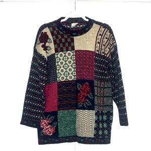 Vintage Patchwork Sweater
